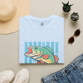 Ladies Bass Fishing T-Shirt — Colorful Catch Graphic Tee